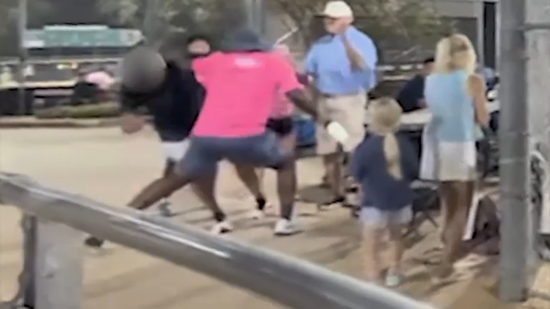 Parents Kiarious Hall Jazmine Hall arrested after melee at girl's softball game in Sugar Land, Texas, court records say
       — WABC-TV Eyewitness News (ABC7 NY)