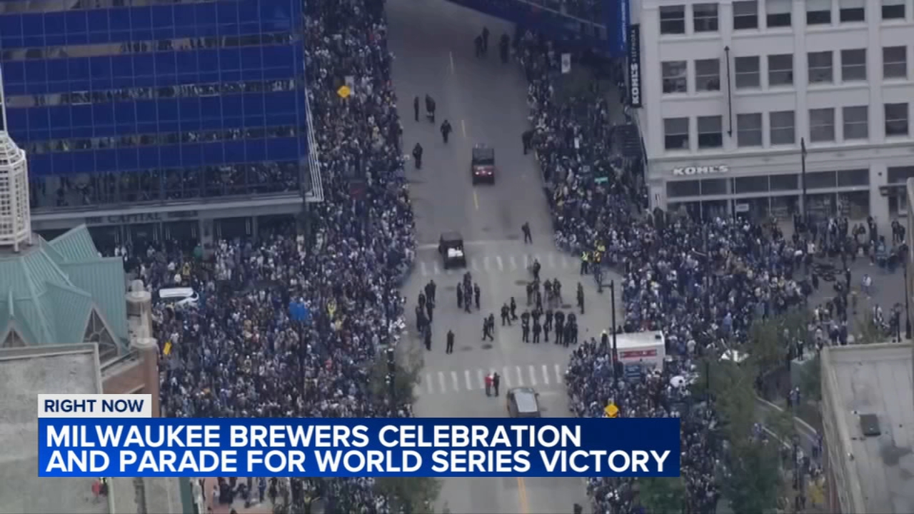 Brewers fans flood Milwaukee streets for a long-awaited World Series victory parade
       — WABC-TV Eyewitness News (ABC7 NY)